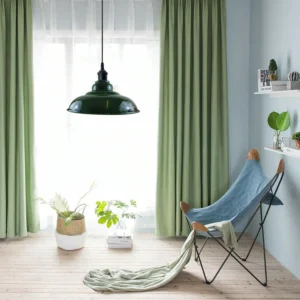 Green Pendant Retro Metal Lam